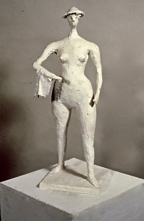 Figure with Hat, 1979, Plaster