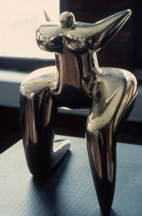 Winged Biped, 1984, Bronze