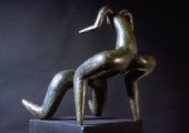 Fallen Centaur Model, 1986, Bronze